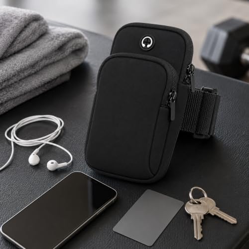 Outdoor Cycling Arm Bag, Adjustable Phone Pouch for Running and Hiking