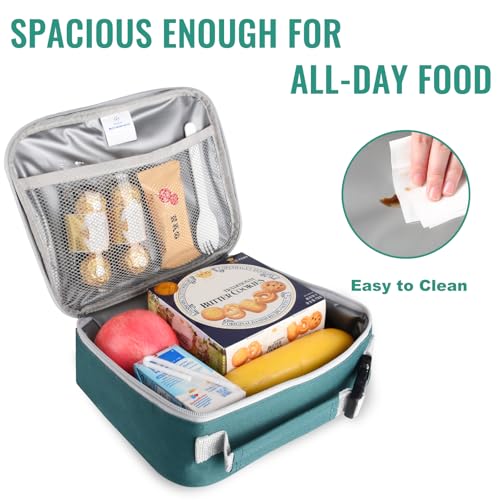 Genteen Kids Insulated Lunch Box for Boys Girls,Back to School,Office - color: C-1pk Green