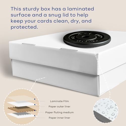 2-Pack Trading Card Storage Box, Card Box for TCG MTG Baseball Sports Cards - color: 4 Row-2 Boxes