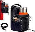 Magnetic Gym Bag , 20/36/46oz Heavy -Duty Magnetic Gym Bag with Strong Magnets, Sports Crossbody Water Bottle Holder with 5 big Pocket & Shoulder Strap,Sling Bag for Travel, Gym Accessories