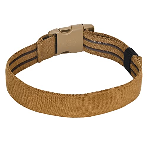Tactical Leg Strap,Secure Non-Slip Elastic Thigh Strap with Quick-Release Buckle for Drop Leg Holster Platforms and Thigh Rig - color: Tan