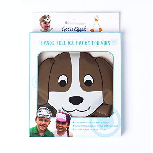 Hands Free Ice Pack for Kids; Ice Packs for Bumps and Temperatures; Baby Shower and Registry Essential, Dog - color: Dog