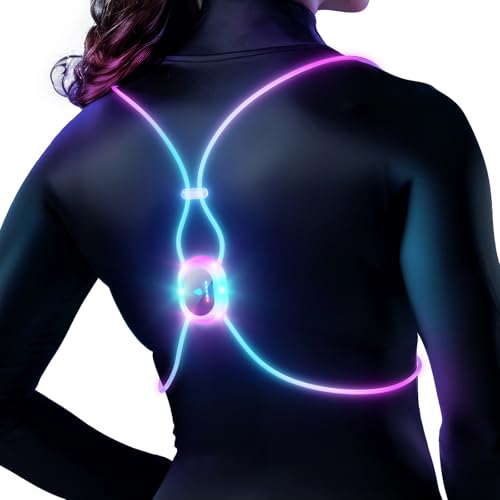 Reflective Running Vest, Running Lights For Runners, Light Up Running Vest
