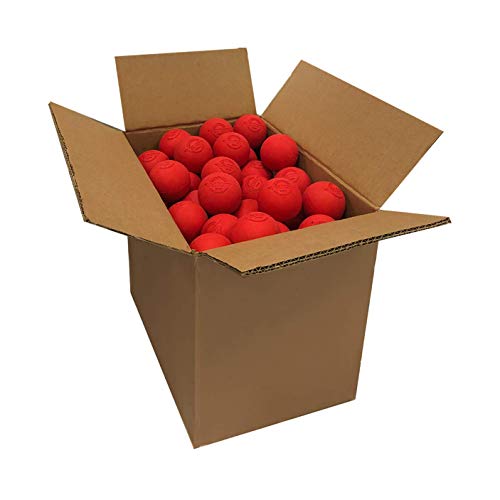 Velocity Lacrosse Balls - 1, 2, 3, 6, 12, 18, 24, 36, 60 and 120 Packs - for Practice, Official NFHS and College Approved Size - color: Red, size: 120 Balls, style: Practice Ball