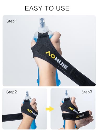 AONIJIE Running Water Bottle Handheld Collapsible 17oz (500ml) Soft Flask