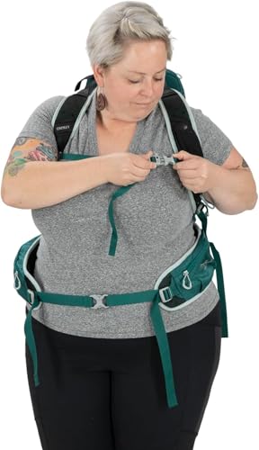 Osprey Tempest 20L Women's Hiking Backpack with Hipbelt, Stealth Black, WXS/S, Extended Fit - color: Stealth Black, size: WXS/S - Extended Fit