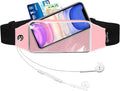 Running Belt,Fanny Pack Fits Phones UP to 6.5" for Women Men,Pink - color: Pink