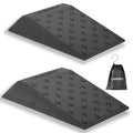 UNMERA Squat Wedge Block Non Slip for Heel Elevated Squats, 2PCS - color: Black