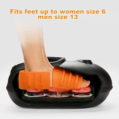 LINGTENG Foot Massager, Heated Foot Massager (Sapphire Blue) - color: Sapphire Blue
