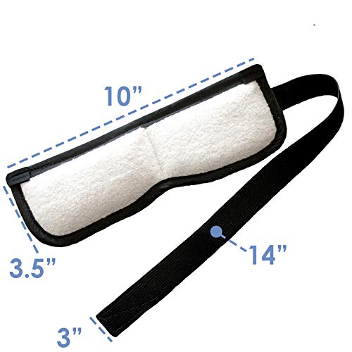 Polar Products Microwavable Universal Wrap for Chronic Pain, Cramps, Arthritis, Joint Pain | Moist Heat for Eye & Sinus | Stress & Tension Relief | Reusable Hot Pack for Sore Muscles - size: Eye & Sinus