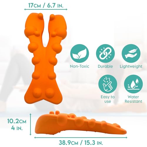 Trapezius Trigger Point Massager, Occipital Release Tool, 14 Massage Nubs
