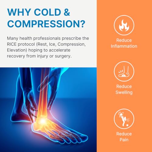 NatraCure Plantar Fasciitis Cold Therapy Socks with Compression Band - Cold Socks, Reusable Ice Socks For Feet, Ice Packs For Feet, Arch Pain, Heel Pain, Swelling - FBA708 CAT - (Size: Small/Medium)