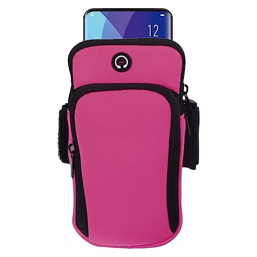 PATIKIL Phone Arm Band for Running, Running Phone Carrier Armband Cell Phone Holder for Runners Rose - color: Rose