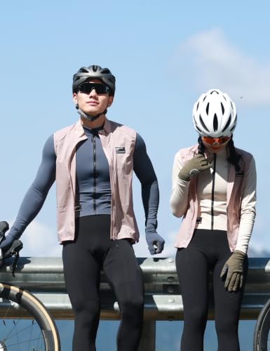 INBIKE Unisex Cycling Vest Windproof Lightweight Sleeveless Jacket - color: Pink, size: XX-Large