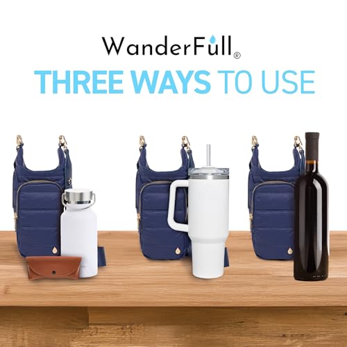 WanderFull Original HydroBag HANDLE®, 40 oz Water Bottle Holder w/Strap - color: Kelly Green