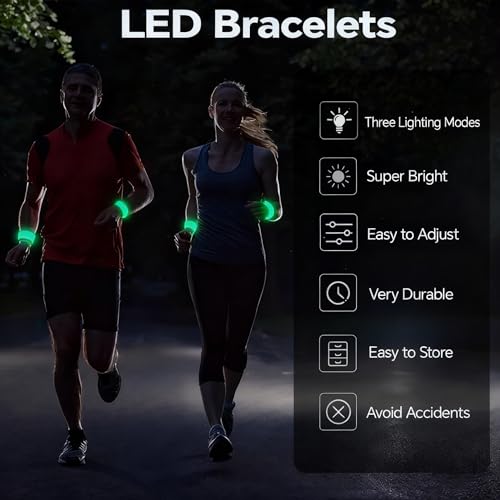 Light Up Slap Bracelets