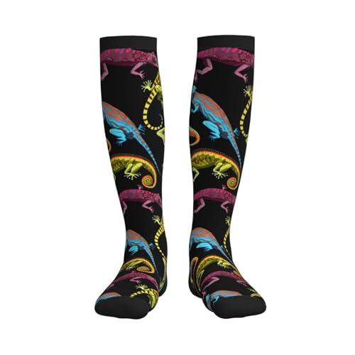Compression Socks Circulation 15-20 Mmhg Knee High - color: Lizards