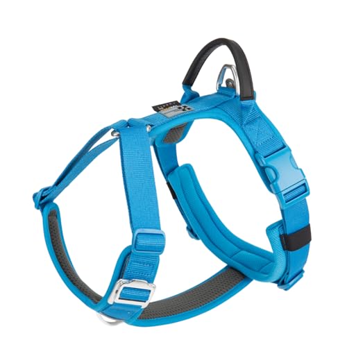 No-Pull Dog Harness Reflective Breathable Adjustable Vest - color: Blue, size: XS