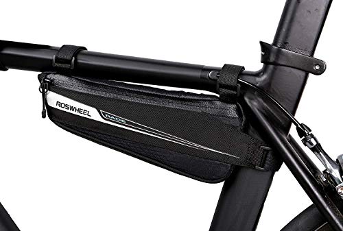 Roswheel Race Series 121444 Bike Frame Mounted Bag Bicycle Triangle Pouch Cycling Accessories Pack for Road Bike