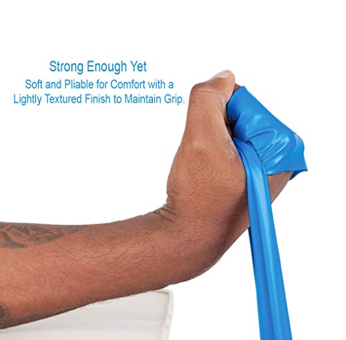 Pack of 5 Latex-Free Norco Rainbow Resistance Bands Set. Multi-Pack Includes Levels 1-5 (Light - Super Heavy). No Powder, No Odor. 5 Ft. Single Lengths Physical Therapy, Gym, Home Exercise Routine.