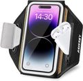 Running Armband 3D Design Sweat Resistant Running Phone Holder Up to 6.9" - color: Running armband,6.9"