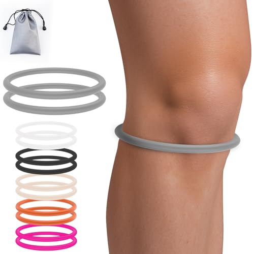 teyy 2PCS Patellar Tendon Support Strap for Knee Pain Relief (Gray) - color: Gray