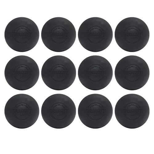 Velocity Lacrosse Balls - 1, 2, 3, 6, 12, 18, 24, 36, 60 and 120 Packs - for Practice, Official NFHS and College Approved Size - color: Black, size: 12 Balls, style: Practice Ball