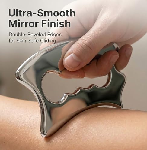4-Piece Stainless Steel Muscle Scraper Tool Set for Fascia Release