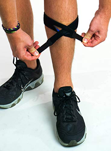 Calf & Shin Supports, Shin Splint Brace | Adjustable Neoprene Shin Splint & Leg Compression Support Strap | for Strains, Injuries, Pain - size: Small (1 Strap)