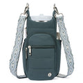 Telena Water Bottle Holder with Strap RFID Crossbody Bags for Women - color: Green