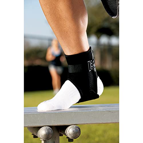 ACE Ankle Brace with Side Stabilizers, Adjustable, Black, 1/Pack (Pack of 2) - size: 1 Count (Pack of 2)