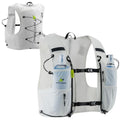N NEVO RHINO Running Vest 5L, Hydration Vest with 2 TPU 500ml Soft Flask - color: white, size: X-Large