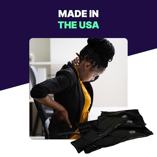 Back Support Systems Ice Pack Wrap, Flexible Neck and Shoulders, Hips,Cold - style: Large (13" x 18")
