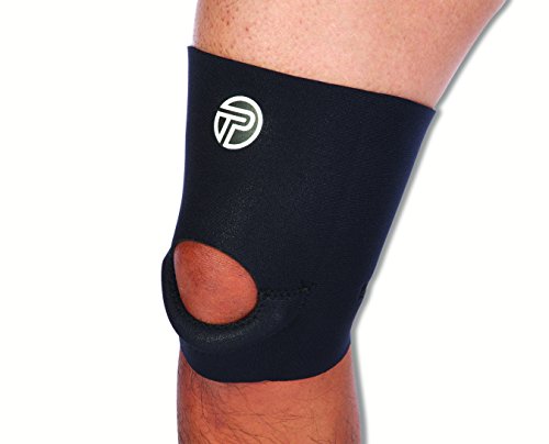 Pro-Tec Athletics Short Sleeve Knee Support, Neoprene Compression, Infrapatellar Buttress for Patella Support, CoolMax Lining - size: Medium