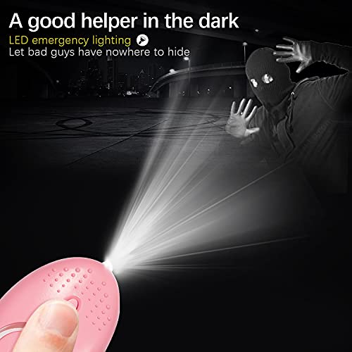 Emergency Personal Alarm, 3 Pack 140DB Person Siren with LED Lights, Personal Panic Alarm for Men, Women, Children, Elderly Emergency Security, Self Defense Electronic Device