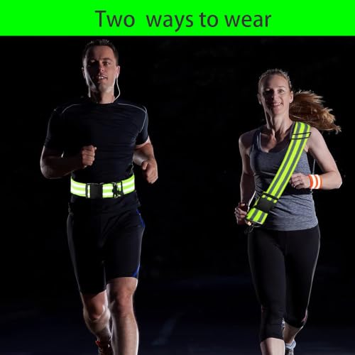 Reflective Belt for Night Early Morning Dark Walking Running