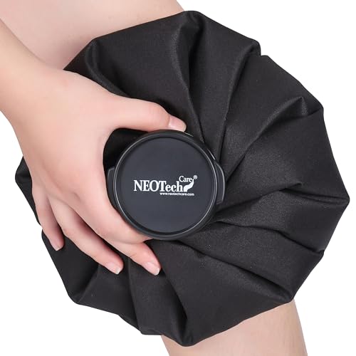 Neotech Care Ice Bag with Screw Top Lid (Black, 11 inch) - color: Black, size: 11 Inch