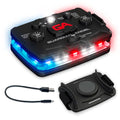 Guardian Angel Elite Safety Light - Red/Blue/White Front & Red/Blue Rear - color: Elite Blue/Red, size: 1-Pack