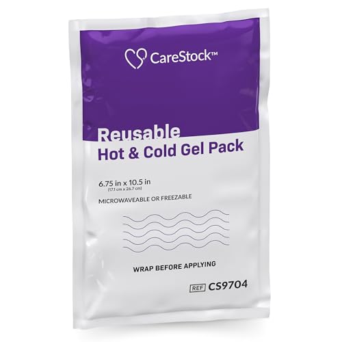 CareStock Reusable Hot and Cold Gel Packs, Large, 6.75 x 10.5 in - size: Large (2 Count)