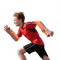 Arm Swing Trainer for Youth, Adjustable Nylon Running Arms position for 90 Degrees - color: Orange