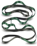 Acozycoo Stretching Strap with Loops for Physical Therapy,Knee,Leg Lifter - color: Green-02, size: Length: 75 Inch, Width: 1 Inch