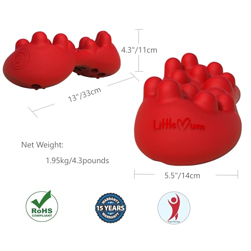LittleMum Back Trigger Point Massager for Lumbar, QL, Glutes & Piriformis