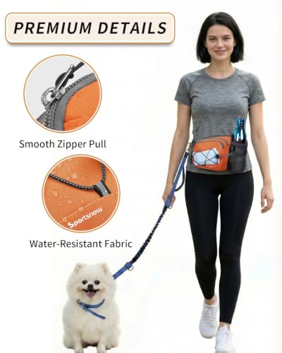 sportsnew Waist Pack with Water Bottle Holder, Fanny Pack for Men Women - color: Orange