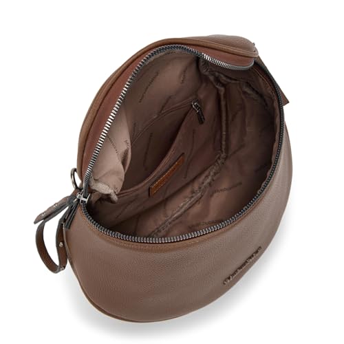 Montana West Crossbody Bag for Women, Vegan Leather Bum Bag with Coin Purse - color: Coffee