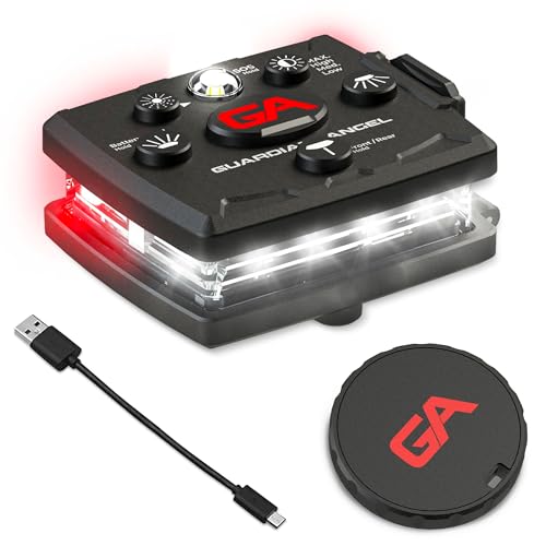 Guardian Angel Micro Safety Light - White Front & Red Rear - color: White/Red