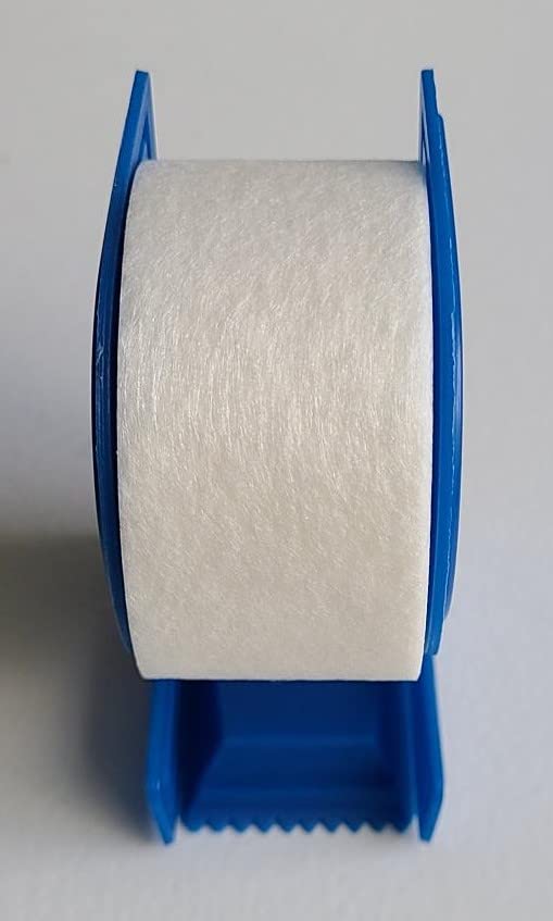 MICROPORE Paper Tape 1" x10Yd White with Multi-Use Dispenser Eyelash Extension 2-Pack