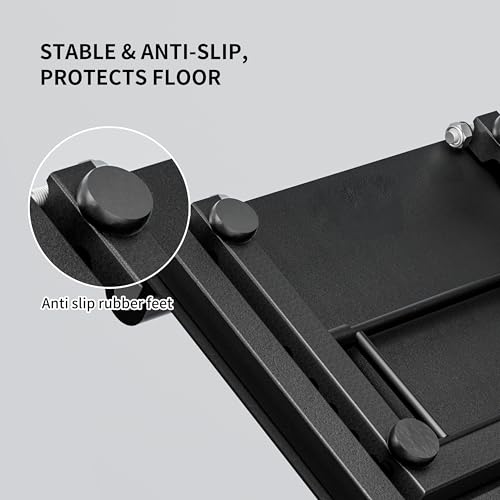 PROIRON Steel Slant Board for Calf Stretching，Calf Stretcher Slant Board for Squats 4 Adjustable Incline Angles，Incline Board 660lbs Weight Capacity for Ankle Stretching Training Home Gym