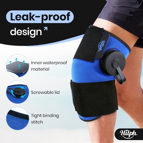 Hilph Refillable Ice Pack for Knee Pain Relief, 2 Hours Long-Lasting Cold - color: Blue
