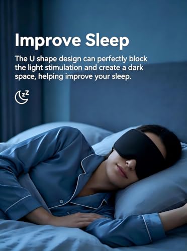 Cooling Gel Eye Mask for Puffy Eyes, Migraine & Headache Relief, Full Eye-Area Cold Compress for Eyes & Temples, FSA Eligible HSA Reusable Eye Ice Pack for Swelling & Post-Surgery Recovery - color: Black