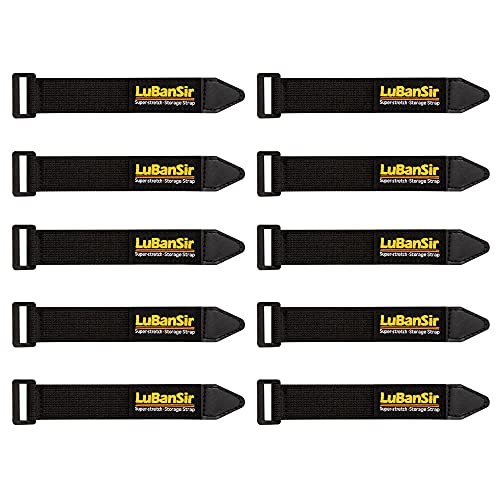 LuBanSir Cinch Straps, 1" x 6" (10 Pack) for Extension Cord Organization - size: 1"x6" - 10 Pack